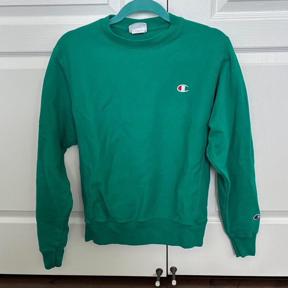 Champion Women’s Teal Crewneck Sweater